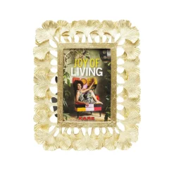 KARE billedramme Ginkgo, 10 x 15 cm, polyresin, guldfarvet