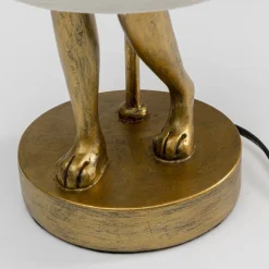 KARE bordlampe Animal Rabbit, guld/hvid, højde 50 cm
