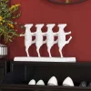 KARE Møbel Og Interiør>Dancing Cows dekorativ figur, hvid, polyresin, højde 23 cm