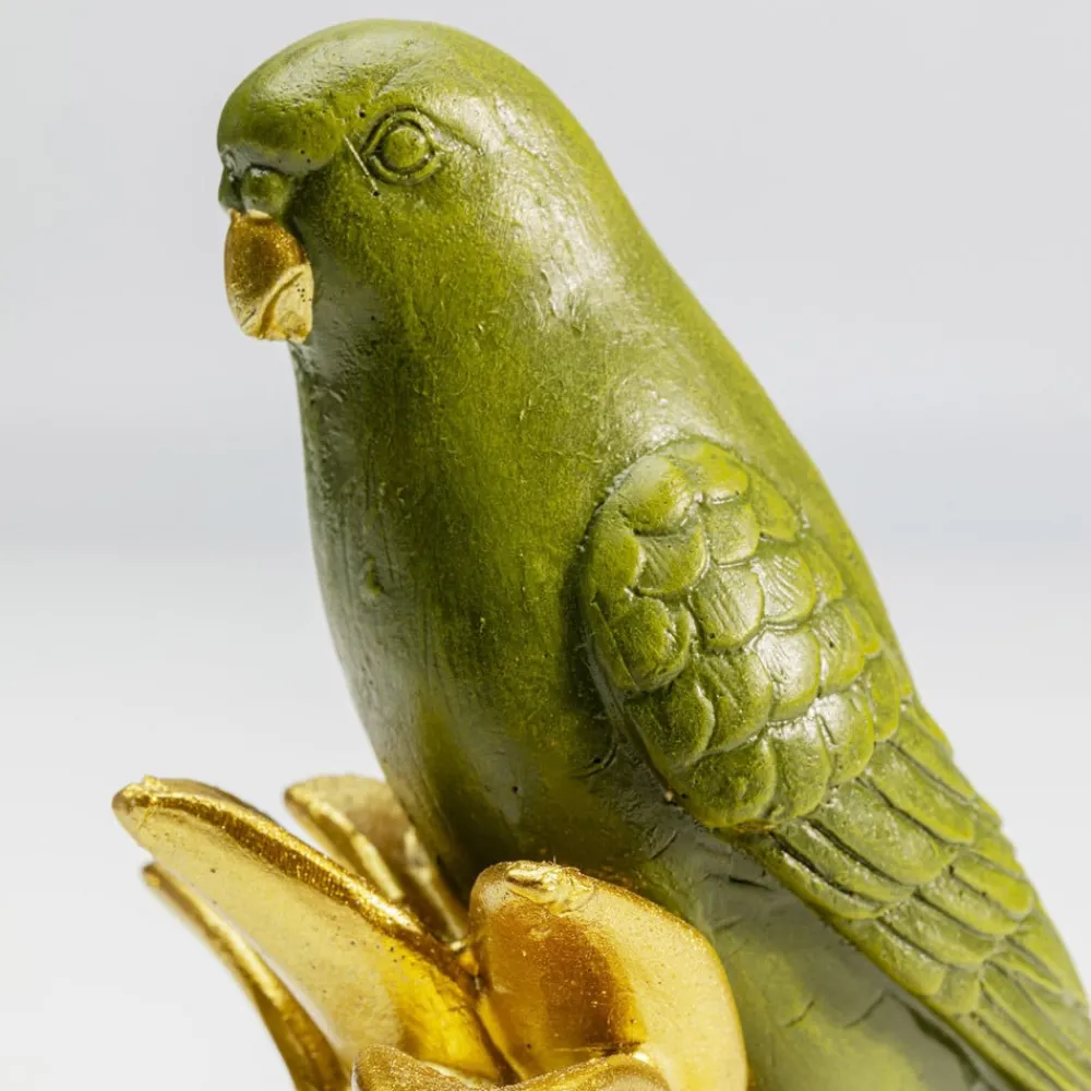 KARE Møbel Og Interiør>dekorationsfigur ananaspapegøje, polyresin, guldfarvet, grøn