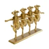 KARE dekorationsfigur Dancing Cows, guldfarvet, polyresin, H 23 cm