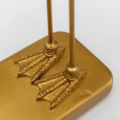 dekorationsfigur Flamingo Love, guldfarvet, højde 39 cm^KARE Best