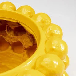 KARE dekorativ krukke Lemon Juice, højde 22 cm, Ø 34 cm, gul