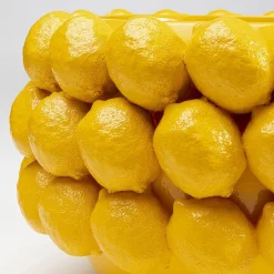 KARE dekorativ krukke Lemon Juice, højde 22 cm, Ø 34 cm, gul