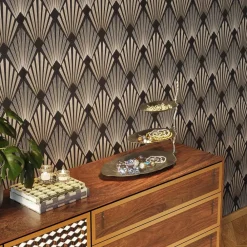 KARE Møbel Og Interiør>Etagere Leaf, aluminium, forniklet, højde 46 cm