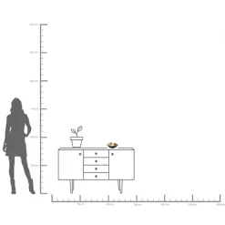 KARE Møbel Og Interiør>Flower Bloom dekorativ skål, sort/guld, håndlavet