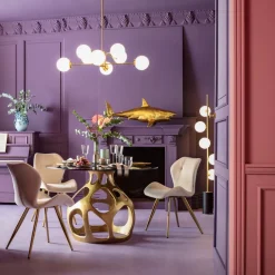 KARE Heavenly hængelampe i guld, 8 lyskilder