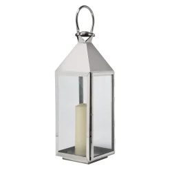 Lygte Giardino sølv, 4-sæt, stål, glas^KARE Best