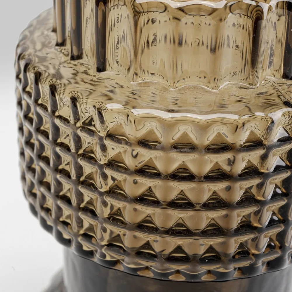 KARE Lysestage Marvelous Duo, højde 49 cm, glas lilla/grå