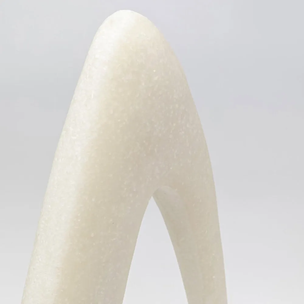 KARE Soft Shape dekorativt objekt, høj form, hvid, støbt sten