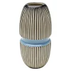 KARE Møbel Og Interiør>Vase Calabria, blå/beige, porcelæn, håndlavet