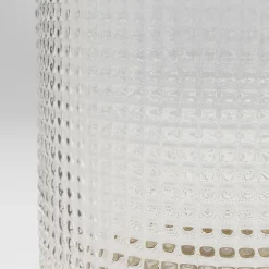 KARE Vase LA Noble, højde 30 cm, glas, guld/klar, håndlavet