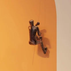 vægobjekt Climber Rope, polyresin, højde 51 cm, brun^KARE Hot