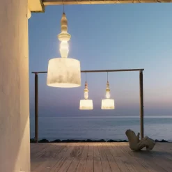 Alibabig udendørs LED-hængelampe, Ø 50 cm^Karman Clearance