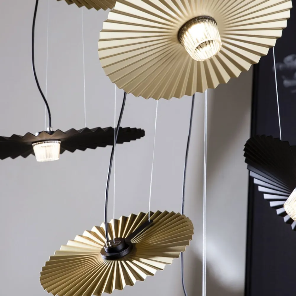 Karman Udendørs Pendellamper>Gonzaga LED-hængelampe, Ø 59 cm, messing