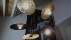 Gonzaga LED-hængelampe, Ø 59 cm, hvid^Karman Online