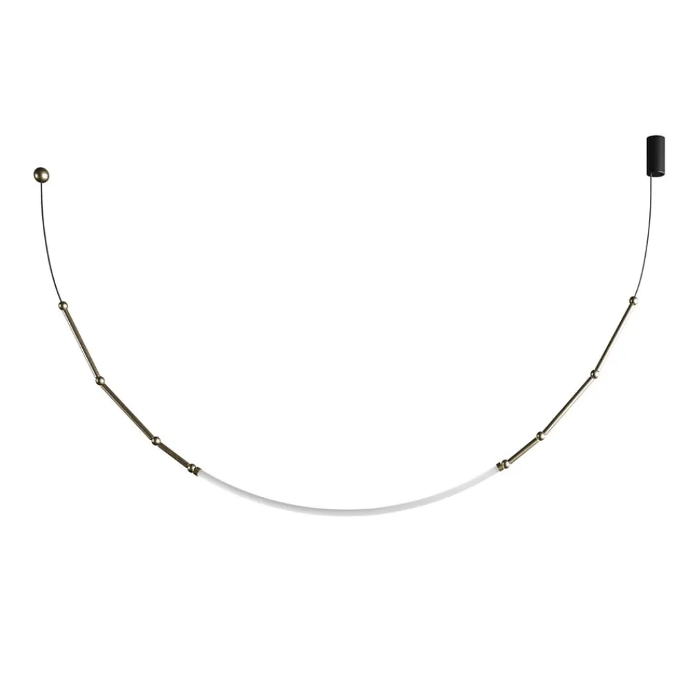 Karman Leda LED-hængelampe IP65 1 lyskilde bronze