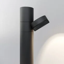 Karman Gadebelysning>LED-gadelampe Jaco, 54,3 cm, brun aluminium 2 lyskilder.