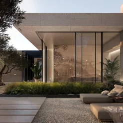 LED-gadelampe MINUIT, højde 210 cm, sort, IP65^Karman Best