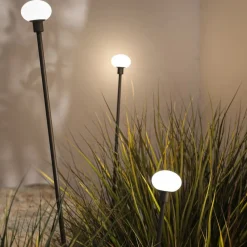 Karman LED-gadelampe MINUIT, højde 105 cm, sort, IP65