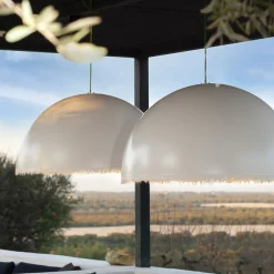 Karman Udendørs Pendellamper>Plancton - udendørs LED-hængelampe, Ø 45 cm