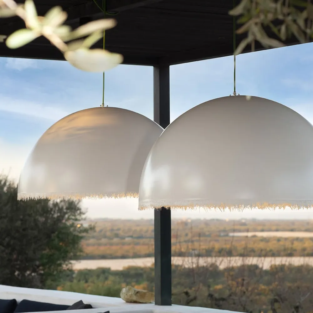 Karman Udendørs Pendellamper>Plancton - udendørs LED-hængelampe, Ø 45 cm