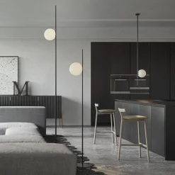 udendørs loftlampe Atmosphere sort 178 cm plast^Karman Online