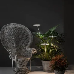 Karman Xana LED-hængelampe, hvid, højde 96 cm