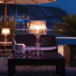 Bourgie - LED-bordlampe, transparent^Kartell