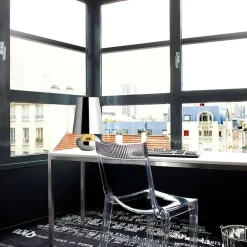 Kartell Bordlamper>Cindy LED-bordlampe, platin metallisk