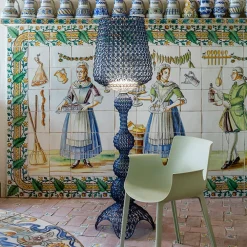 Kartell Gulvlamper|Gulvlamper>Kabuki - LED-gulvlampe, lyseblå