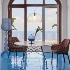 Kartell Gulvlamper|Gulvlamper>Kabuki - LED-gulvlampe, lyseblå