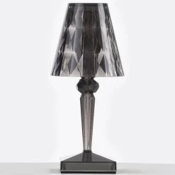 Kartell Dekorationsbelysning|Terrassebelysning>LED-bordlampe Batteri, 26 cm, røggrå, IP54