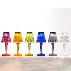 Kartell Dekorationsbelysning|Terrassebelysning>LED-bordlampe Batteri, 26 cm, røggrå, IP54