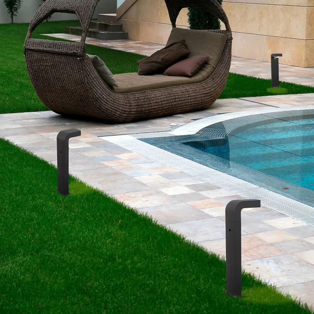 FARO BARCELONA Gadebelysning>KLAMP antracitfarvet vejlampe