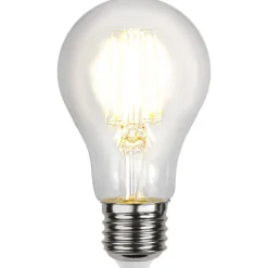 STAR TRADING Filament Pære|Led Pærer>Klar E27 A60 LED-pære 3,5 W, AC/DC 12-24 V 2.700 K