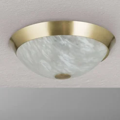 ORION Klassisk loftslampe Jaya med glasskærm, 34 cm