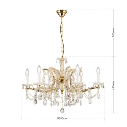 ORION Klassisk TJURA lysekrone