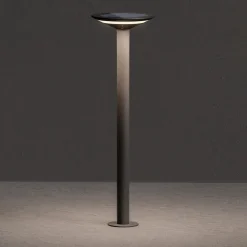 KLEWE Keope LED-vejlampe, antracit, højde 80 cm, IP65