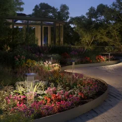 LED-solcellelampe Scotty, klar/antracit, 60 cm, IP65^KLEWE Sale