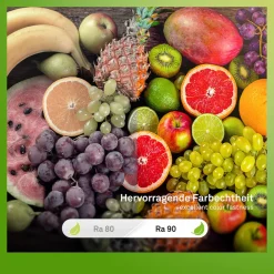 Klira indbygningslampe, sort, Ø 9 cm, IP44, sæt med 3 stk^Briloner Best