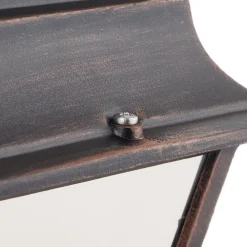 Kobberfarvet udendørs væglampe Toulouse, pendel^LCD Discount