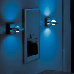 Q-Smart-Home Kontrollerbar LED-væglampe Fisheye, fjernbetjening