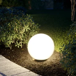 Nowodvorski Lighting Kugleformet lampe Cumulus S til haven, Ø 30 cm