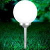 Globo Dekorationsbelysning|Solcellelamper>Kugleformet solcellelampe Celyn, 30 cm