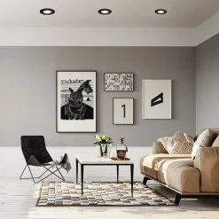 Briloner Kulana Mini indbygget spotlight LED IP44 3 st sort