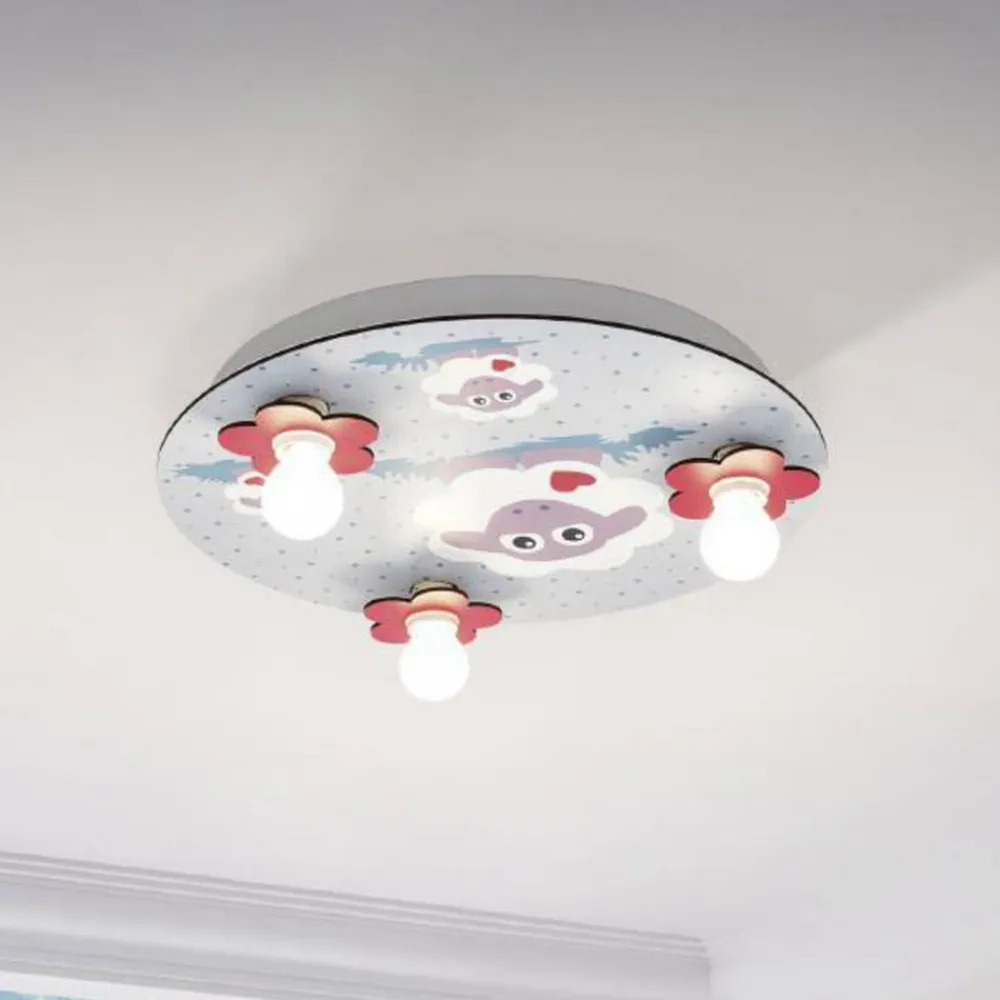 Lalelu loftlampe, rund, 3 lyskilder^EGLO Best