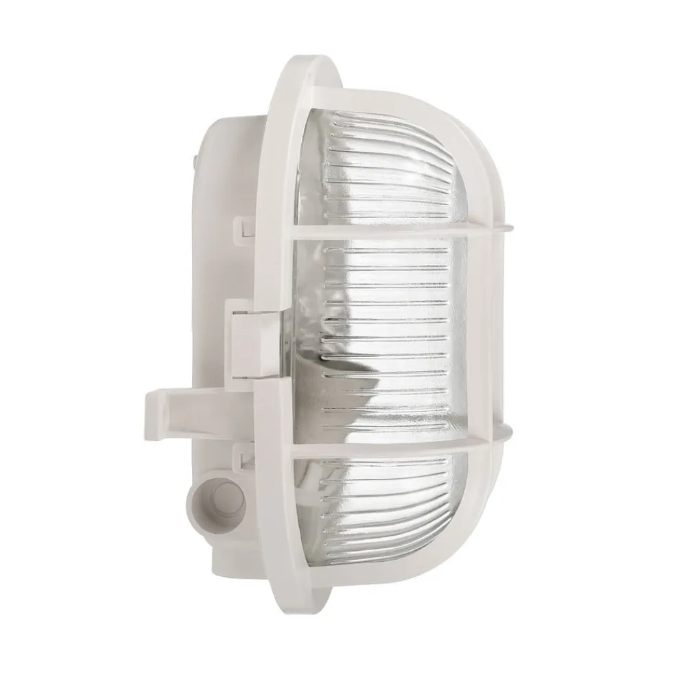 Lampe til vådrum Sotano Retro hvid 19 x 12 cm IP44 plast^Deko-Light Clearance