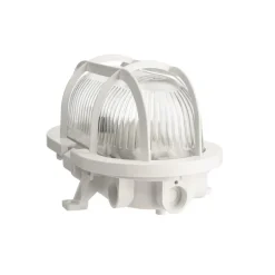 Lampe til vådrum Sotano Retro hvid 19 x 12 cm IP44 plast^Deko-Light Clearance