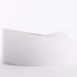 Lampeskærm Chloe, Ø 50 cm, udvendig hvid, indvendig guldfarvet^Maco Design